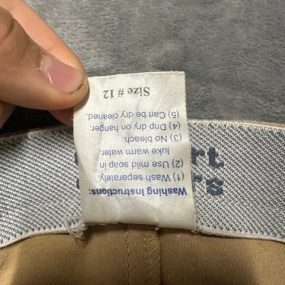 [drafted] Comfort Riders Skinny Pants Children's Size 12 Tan Brown - Picture 4 of 10